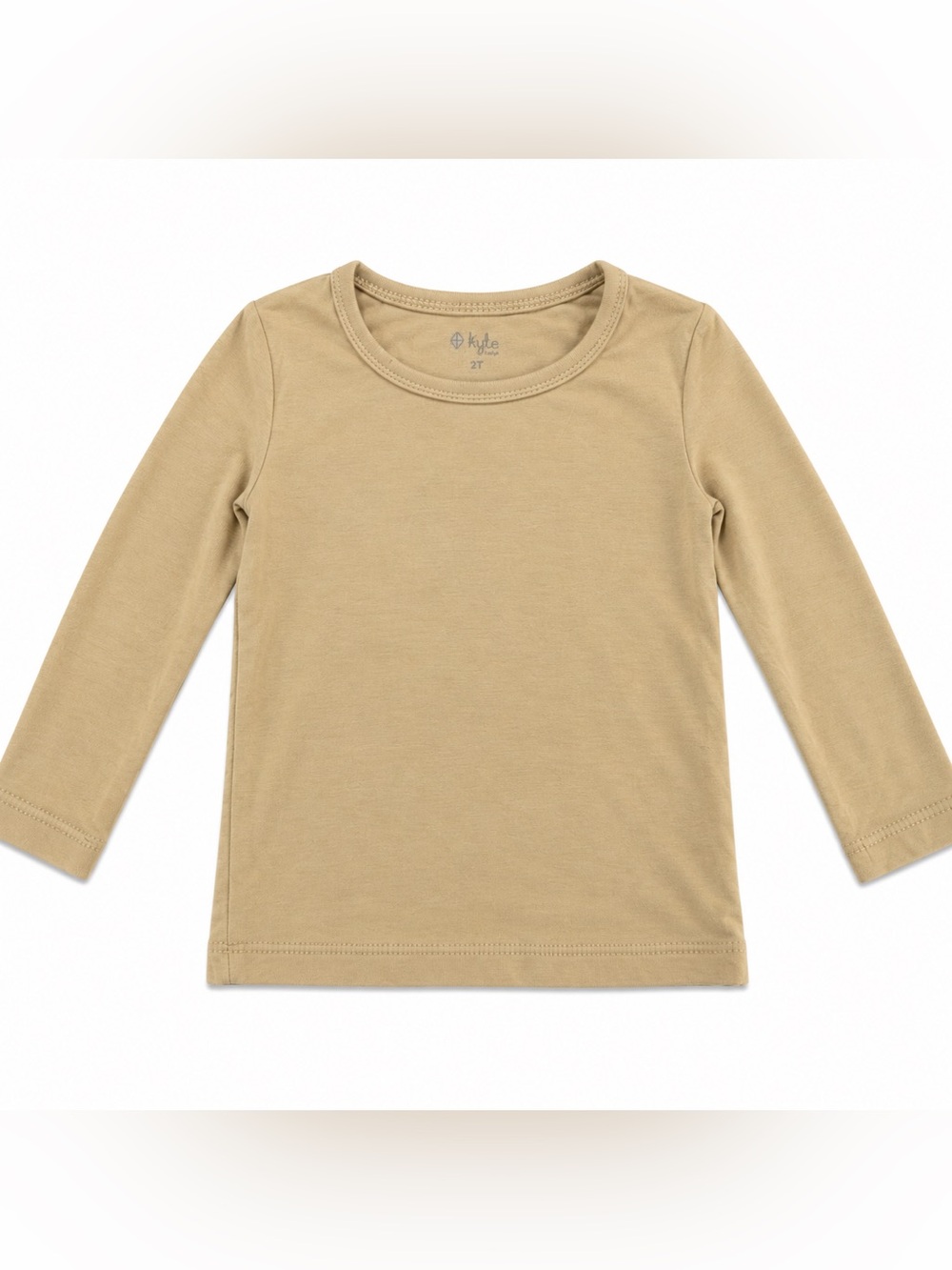 Bamboo Boy/Girl Long Sleeve Tee - Tan